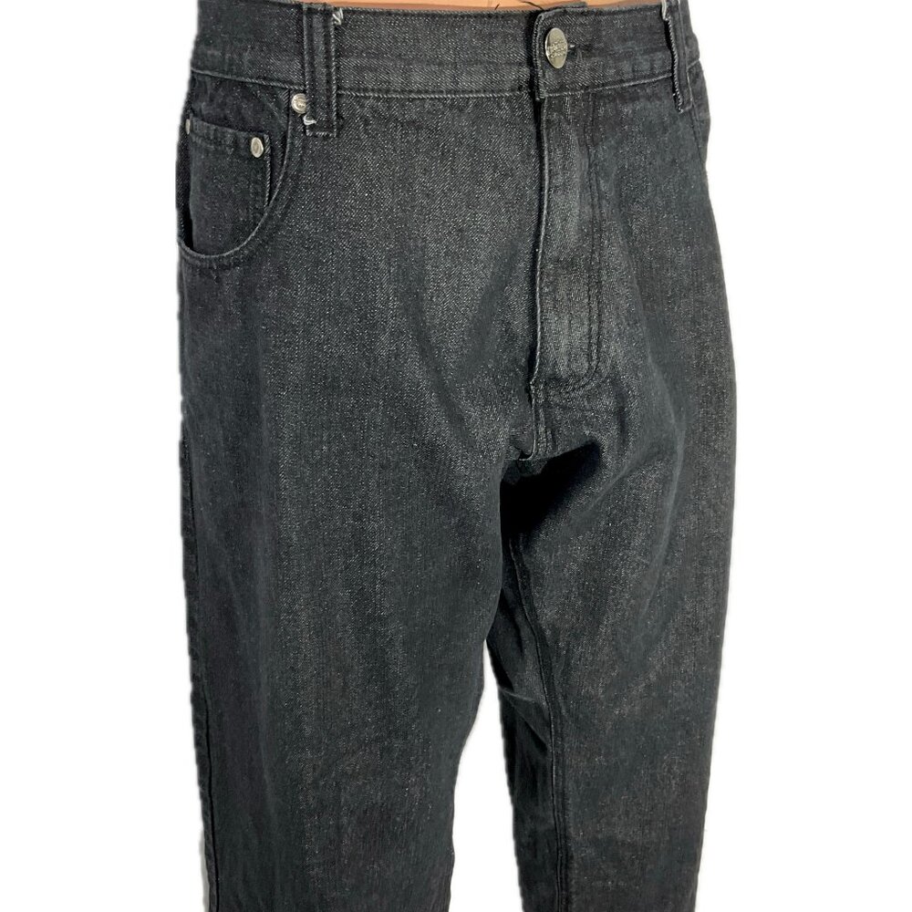 Urban Label Sz 44 (42") Black Men's Jeans Denim